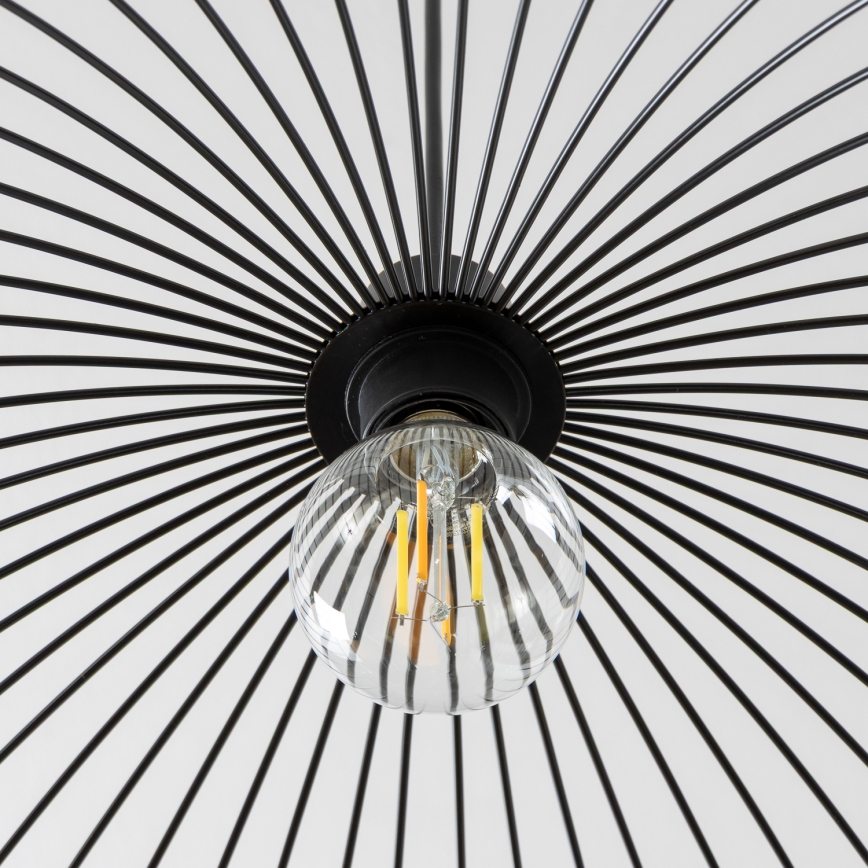 Brilagi - LED-Pendelleuchte an Kabel CERIA WIRE 1xE27/40W/230V Ø 60 cm schwarz