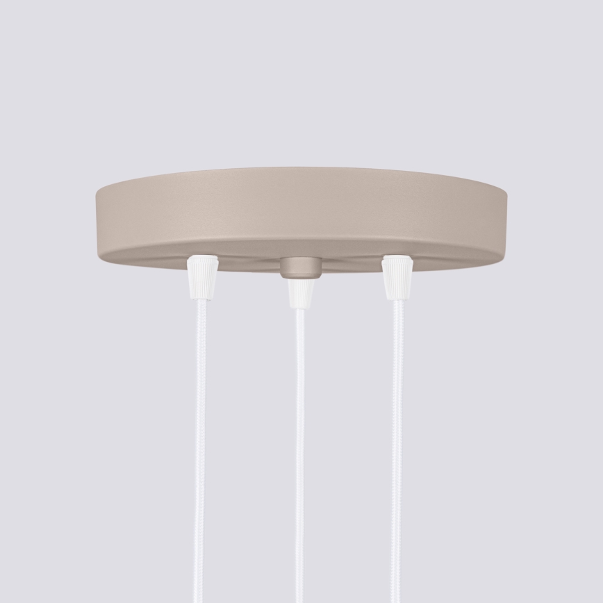 Brilagi - LED-Pendelleuchte an Kabel CRESTO 3xGU10/10W/230V taupe