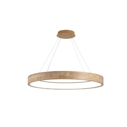 Brilagi - LED-Pendelleuchte an Kabel FALCON WOOD LED/60W/230V 3000/4000/6000K Ø 80 cm Holz