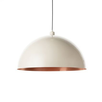 Brilagi - LED-Pendelleuchte an Kabel METALO 1xE27/40W/230V Ø 40 cm beige/kupferfarben