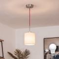 Brilagi - LED-Pendelleuchte an Kabel NUBILA 1xE27/60W/230V Durchmesser 14 cm rot/creme