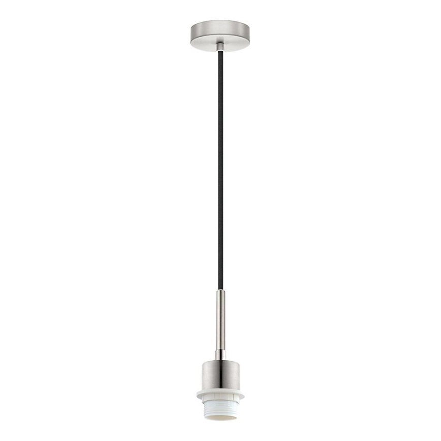 BRILAGI - LED-Pendelleuchte an Kabel NUBILA 1xE27/60W/230V Ø 14 cm schwarz/hellgrau