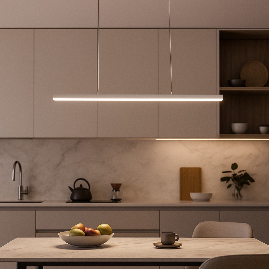 Brilagi - LED-Pendelleuchte an Kabel PAXIS LED/30W/230V 120 cm weiß