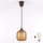 Brilagi - LED-Pendelleuchte an Kabel RETRO GLASS 1x E27/60W/230V Ø 14 cm braun/rauchbraun