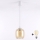 Brilagi - LED-Pendelleuchte an Kabel RETRO GLASS 1x E27/60W/230V Ø 14 cm weiß/rauchbraun