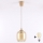 Brilagi - LED-Pendelleuchte an Kabel RETRO GLASS 1xE27/60W/230V Ø 14 cm beige/rauchbraun