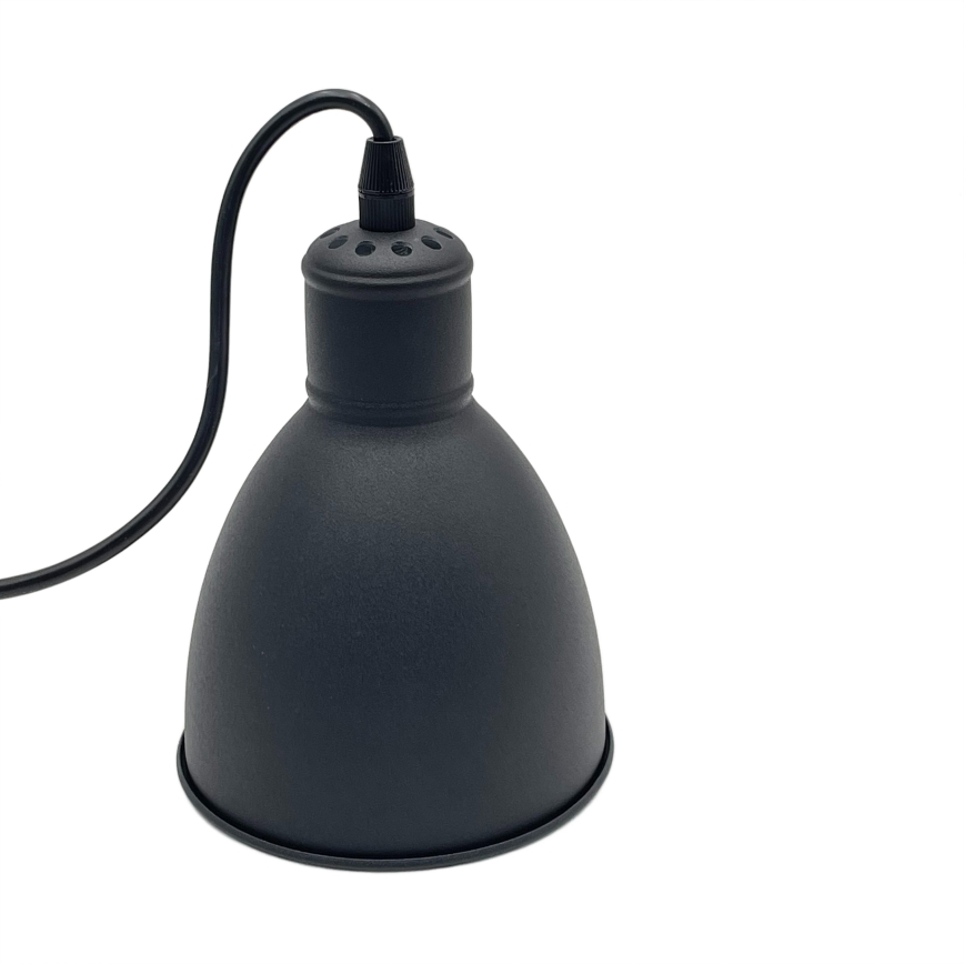 Brilagi - LED-Pendelleuchte an Kabel RIDDY 1xE27/60W/230V schwarz