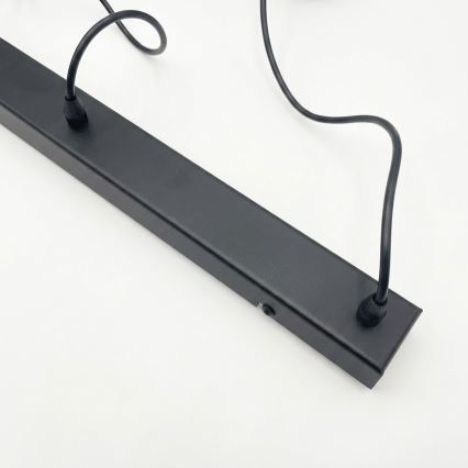 Brilagi - LED-Pendelleuchte an Kabel RIDDY 4xE27/60W/230V schwarz