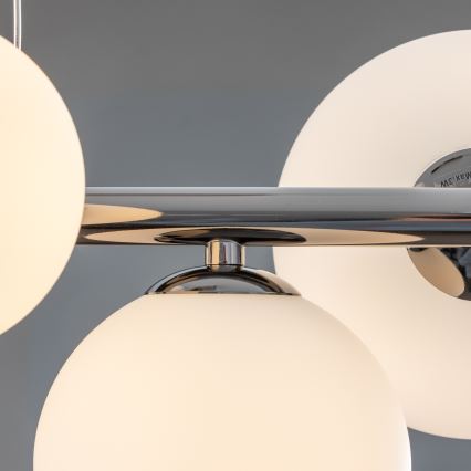 Brilagi - LED-Pendelleuchte an Seil MILLA 10xG9/3W/230V schwarz/chrom/weiß