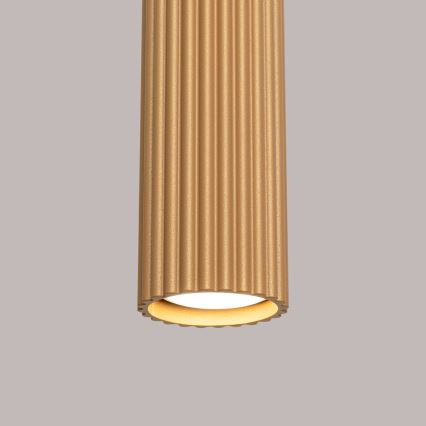 Brilagi - LED-Pendelleuchte an Stahlseil CRESTO 1xGU10/10W/230V, gold