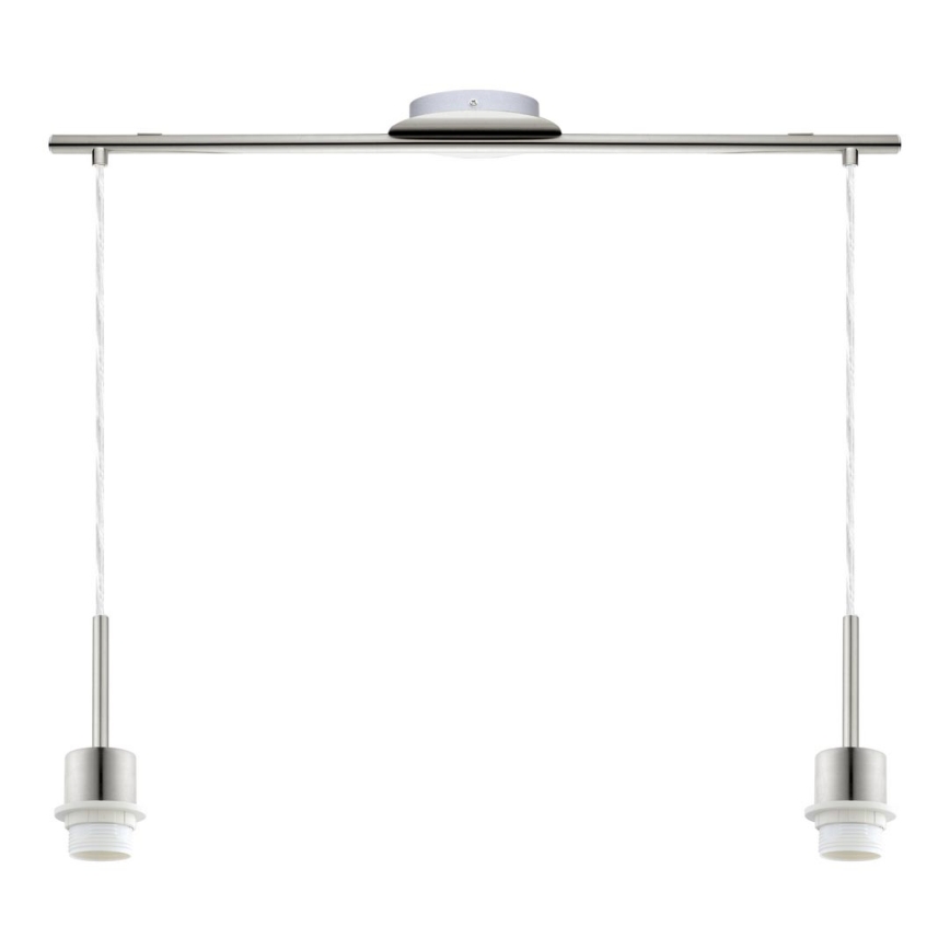 Brilagi - LED-Pendelleuchte an Stahlseil NUBILA 2xE27/60W/230V anthrazit