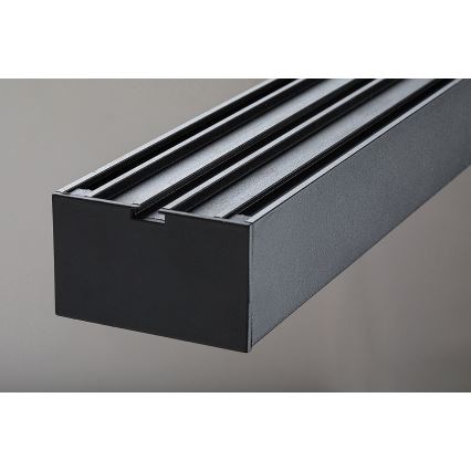 Brilagi - LED-Pendelleuchte AXIS mit Seilaufhängung, LED/30W/230V, 120 cm, schwarz