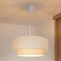 Brilagi - LED-Pendelleuchte BOHO ECO an Kabel 1xE27/10W/230V Ø 40 cm cremefarben