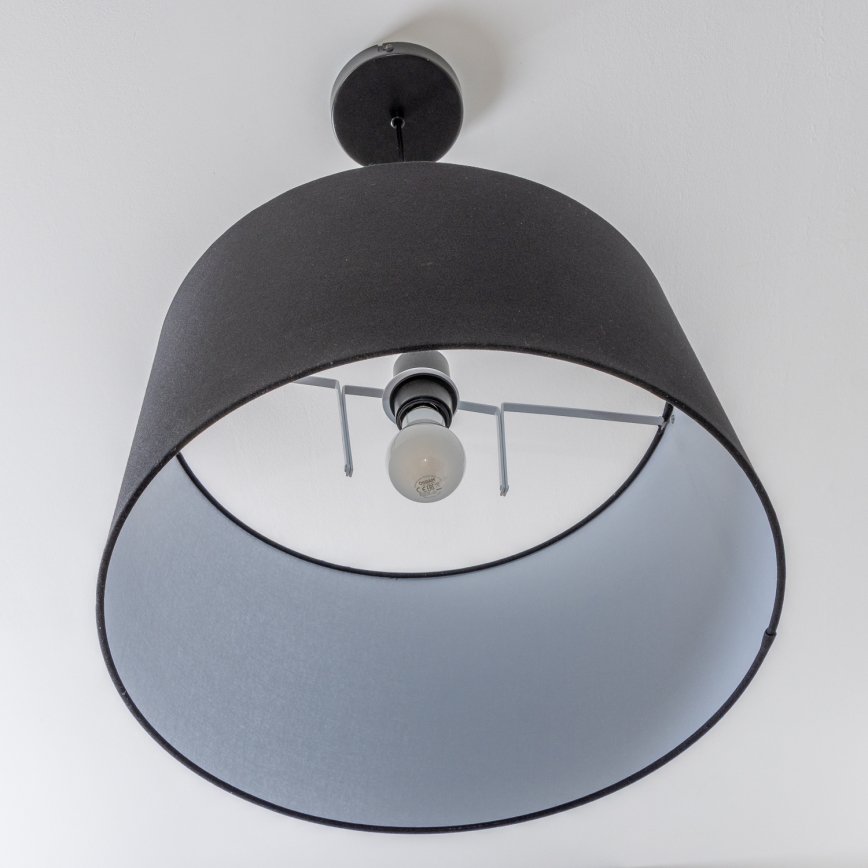 Brilagi - LED-Pendelleuchte CERIA mit Kabelaufhängung 1xE27/40W/230V Ø 45 cm schwarz