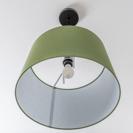 Brilagi - LED-Pendelleuchte CERIA mit Seilaufhängung, 1xE27/40W/230V, Ø 45 cm, grün