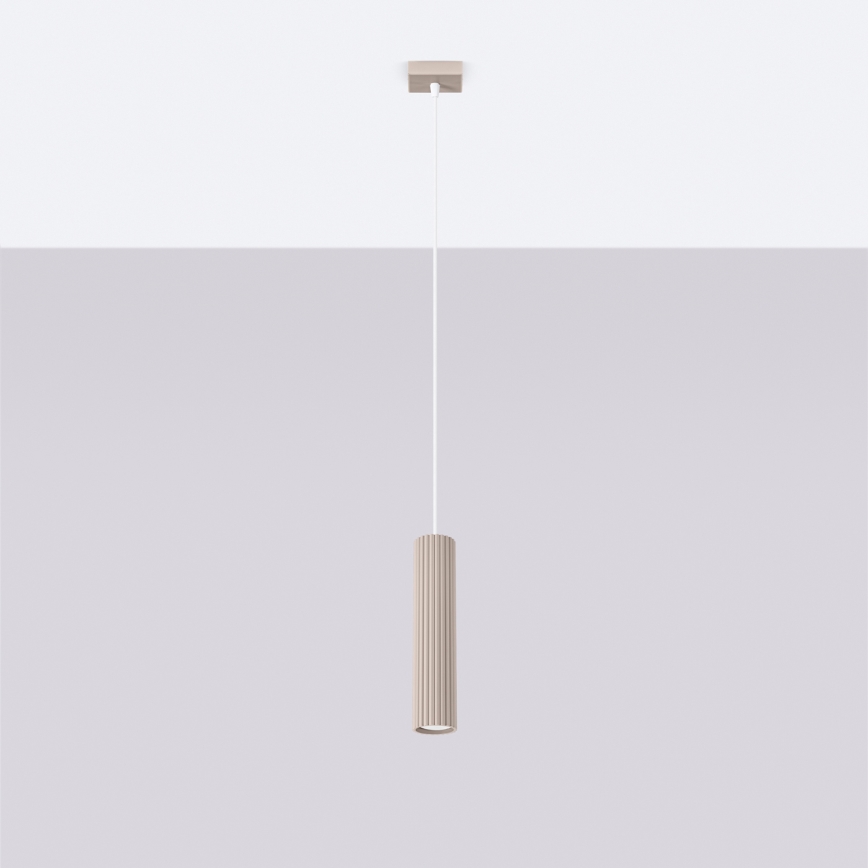 Brilagi - LED-Pendelleuchte CRESTO mit Kabelabhängung 1xGU10/10W/230V taupe