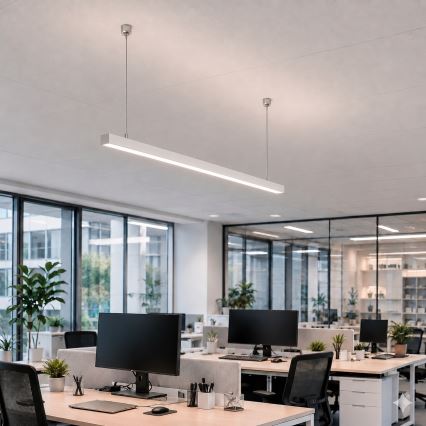 Brilagi - LED Pendelleuchte FULLDAY LED/20/30/40W/230V 2700/4000/6000K 120 cm weiß