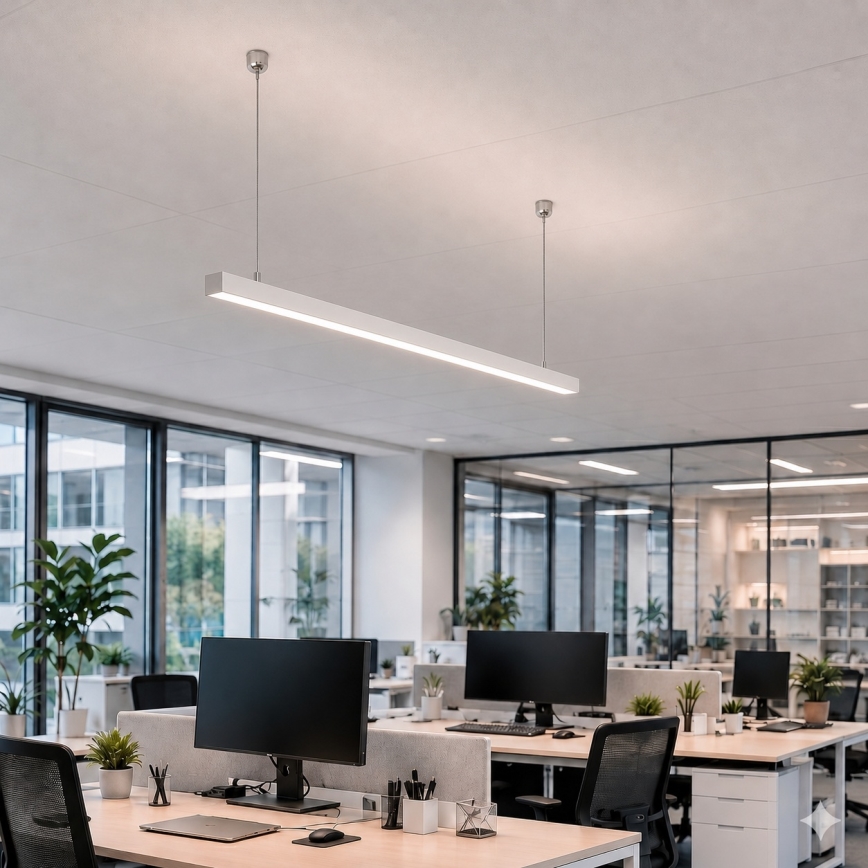 Brilagi - LED Pendelleuchte FULLDAY LED/20/30/40W/230V 2700/4000/6000K 120 cm weiß