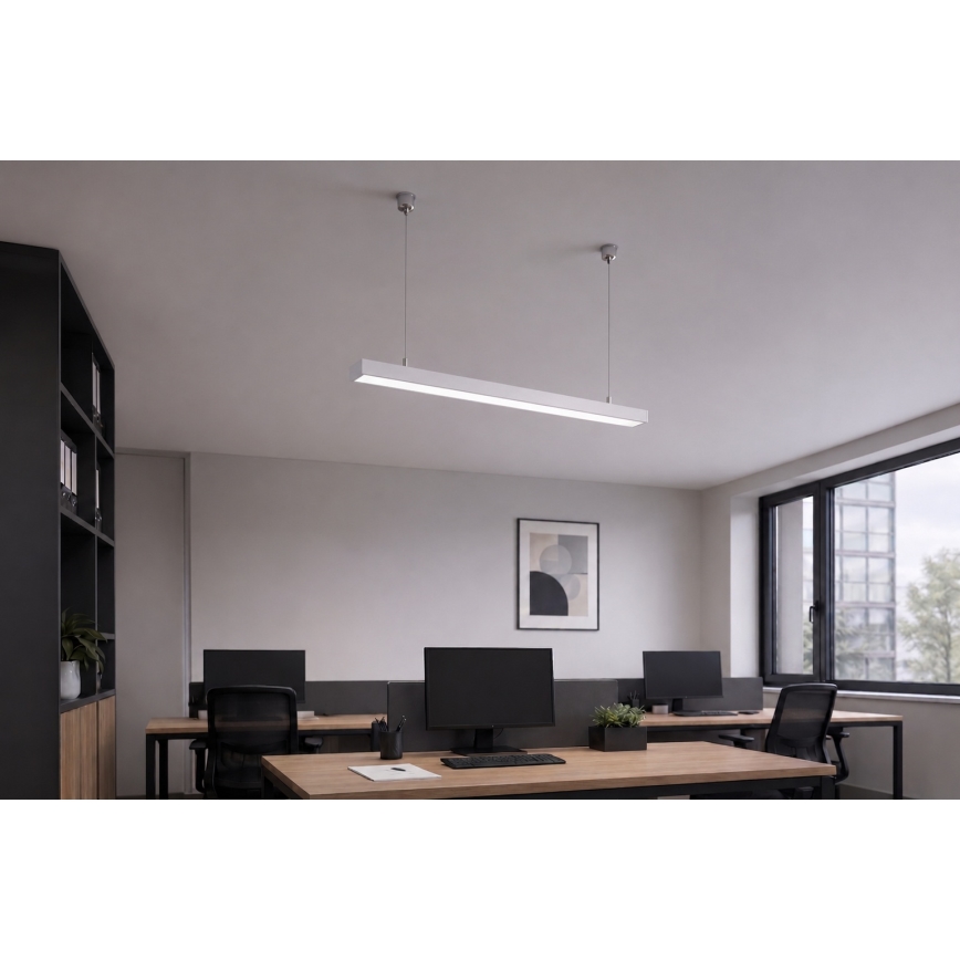 Brilagi - LED Pendelleuchte FULLDAY LED/20/30/40W/230V 2700/4000/6000K 120 cm weiß