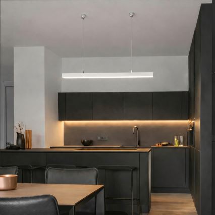 Brilagi - LED Pendelleuchte FULLDAY LED/20/30/40W/230V 2700/4000/6000K 120 cm weiß