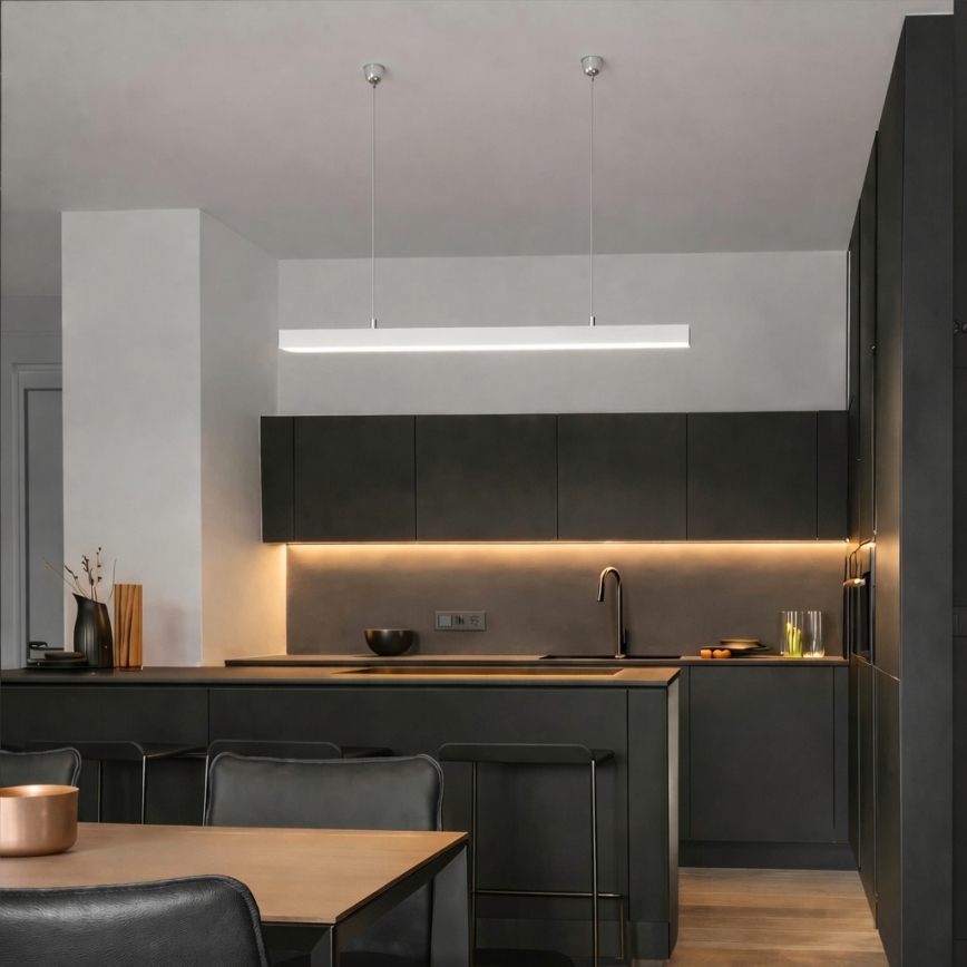 Brilagi - LED Pendelleuchte FULLDAY LED/20/30/40W/230V 2700/4000/6000K 120 cm weiß