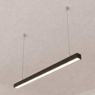 Brilagi - LED Pendelleuchte FULLDAY LED/20/30/40W/230V 2700/4000/6000K 120 cm schwarz