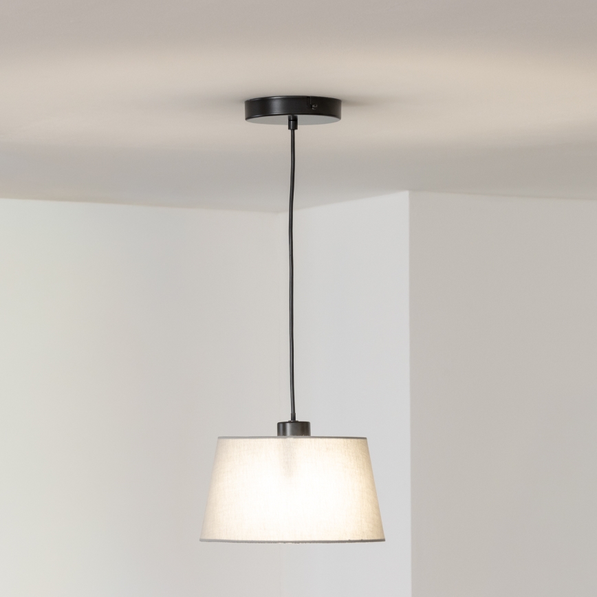 Brilagi - LED-Pendelleuchte mit Kabel CERIA 1xE27/40W/230V Ø 25 cm grau