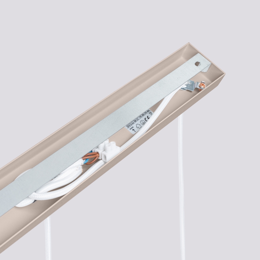 Brilagi - LED-Pendelleuchte mit Kabelaufhängung CRESTO 3xGU10/10W/230V taupe