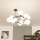 Brilagi - LED-Pendelleuchte mit Seilaufhängung MILLA 15xG9/3W/230V schwarz/chrom/weiß