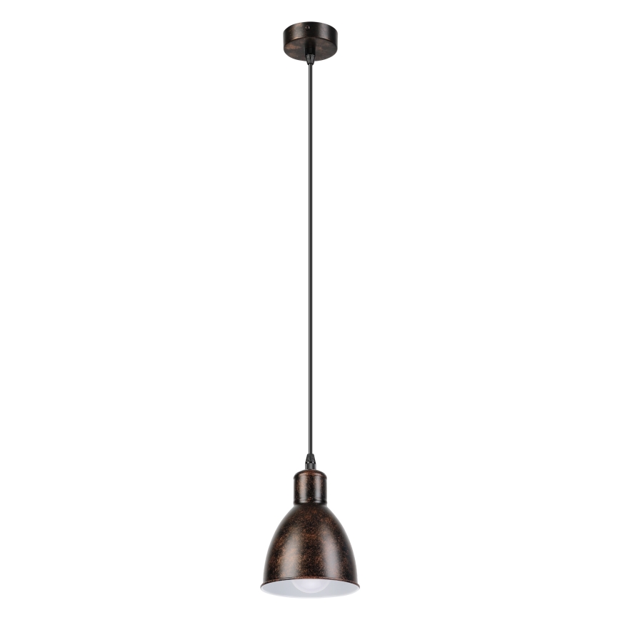 Brilagi - LED-Pendelleuchte RIDDY mit Kabelaufhängung 1xE27/60W/230V Kupfer/Patina