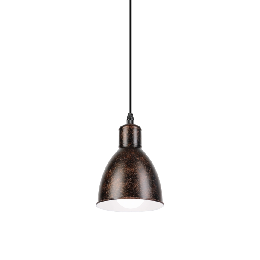 Brilagi - LED-Pendelleuchte RIDDY mit Kabelaufhängung 1xE27/60W/230V Kupfer/Patina