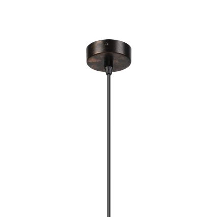 Brilagi - LED-Pendelleuchte RIDDY mit Kabelaufhängung 1xE27/60W/230V Kupfer/Patina
