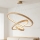 Brilagi - LED-Pendelleuchte UMEA WOOD an Kabel, LED/45W/230V, Ø 60 cm, Holz