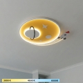 Brilagi -LED Plafoniera a LED per bambini STARSHIP LED/64W/230V 3000/4500K gialla