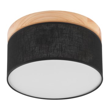Brilagi - LED Plafoniera BELLADONNA 1xE27/15W/230V nero/pino