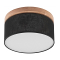Brilagi - LED Plafoniera BELLADONNA 1xE27/15W/230V nero/quercia