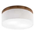 Brilagi - LED Plafoniera BELLADONNA 2xE27/15W/230V diametro 40 cm bianco/quercia ciliegio