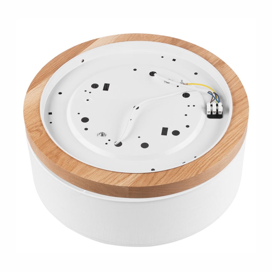 Brilagi - LED Plafoniera BELLADONNA 2xE27/15W/230V diametro 40 cm bianco/quercia
