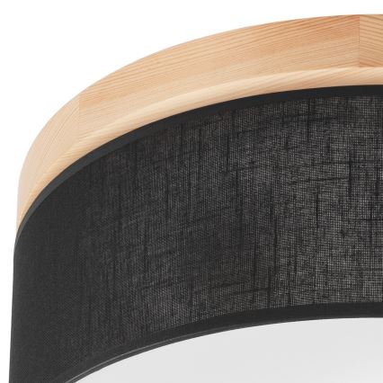 Brilagi - LED Plafoniera BELLADONNA 2xE27/15W/230V nero/pino