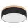 Brilagi - LED Plafoniera BELLADONNA 3xE27/15W/230V nero/pino