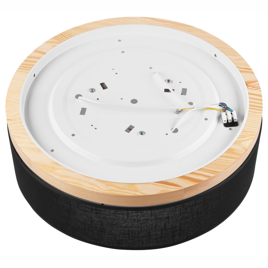 Brilagi - LED Plafoniera BELLADONNA 3xE27/15W/230V nero/pino