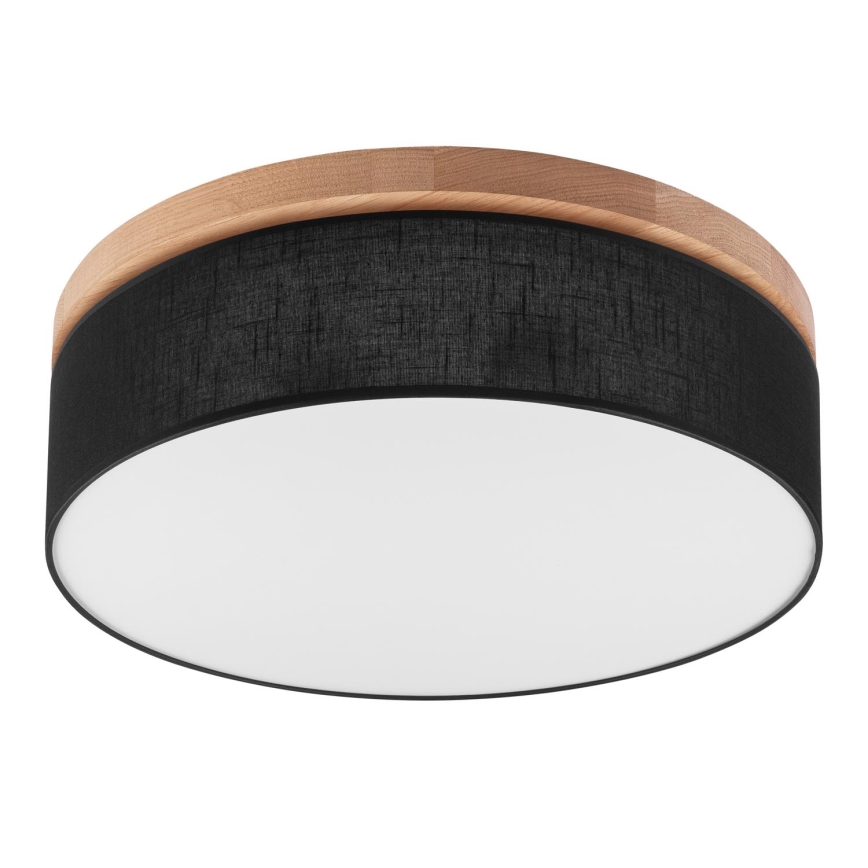 Brilagi - LED Plafoniera BELLADONNA 3xE27/15W/230V nero/quercia