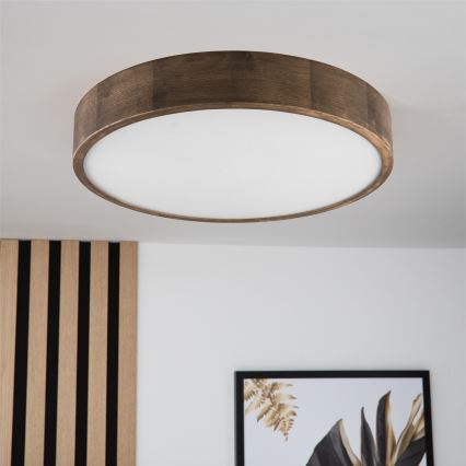 Brilagi - LED Plafoniera CARVALHO 3xE27/60W/230V quercia diametro 47 cm