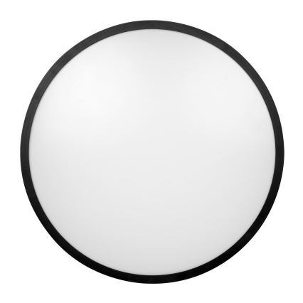 Brilagi - Plafoniera LED da bagno con sensore ZENNA LED/18W/230V Ø 29,5 cm IP44 nero + telecomando