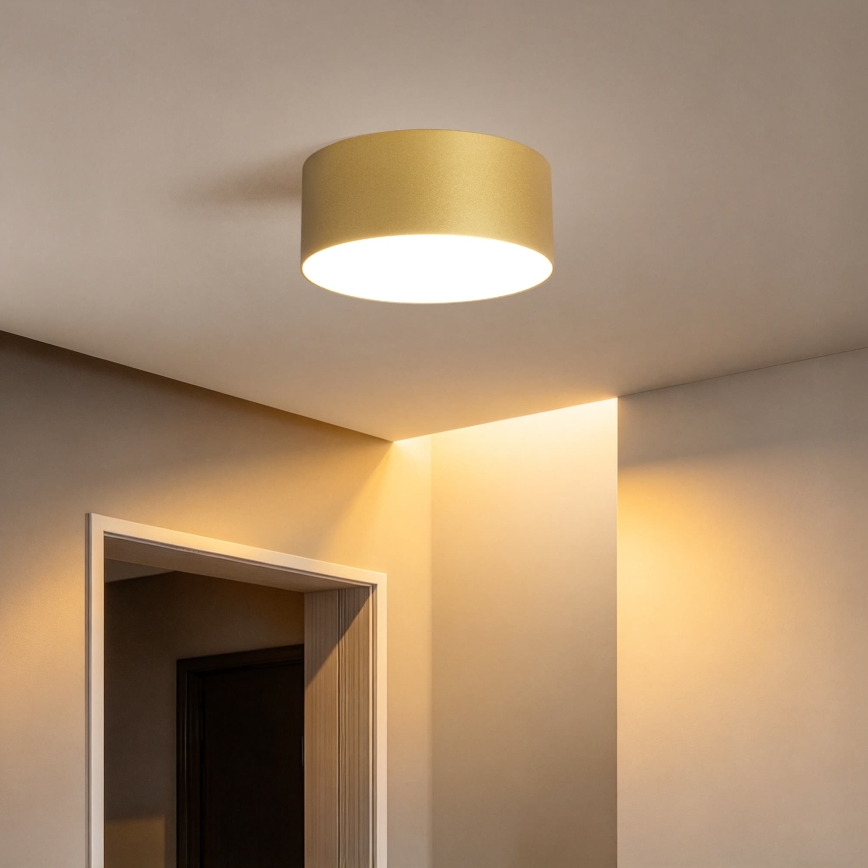 BRILAGI - Plafoniera da bagno LED FORIS LED/20W/230V Ø 15 cm dorata IP44