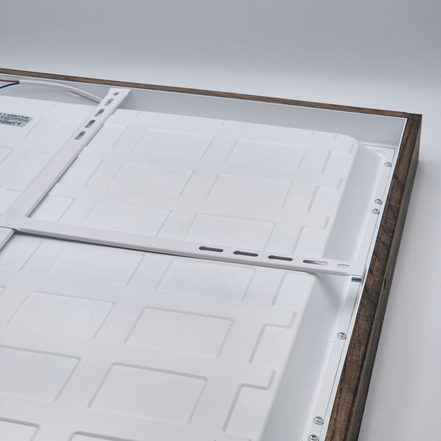 Brilagi - Plafoniera LED per bagno WOODY FRAME LED/50W/230V 60x60 cm IP44 rovere/noce