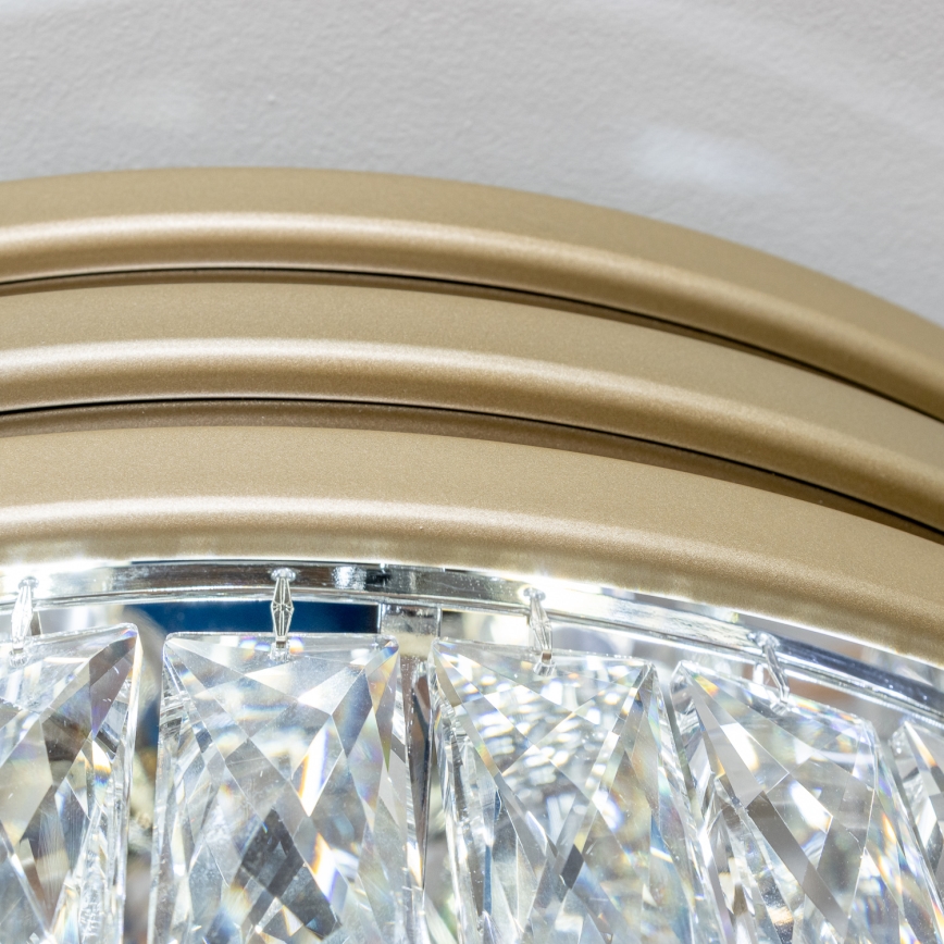Brilagi - LED Plafoniera di cristallo VELURE 5xE14/40W/230V oro
