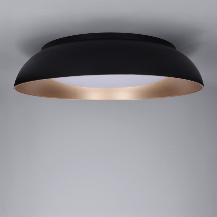 Brilagi - Plafoniera da soffitto dimmerabile ALVA LED/48W/230V 3000-6500K Ø 51 cm nera + telecomando