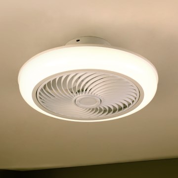 Brilagi - LED Plafoniera dimmerabile con ventilatore LED/30W/230V 3000-6500K bianco + telecomando