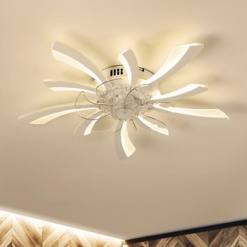 Brilagi - LED Plafoniera dimmerabile con ventilatore LED/50W/230V 3000-6500K bianco + telecomando